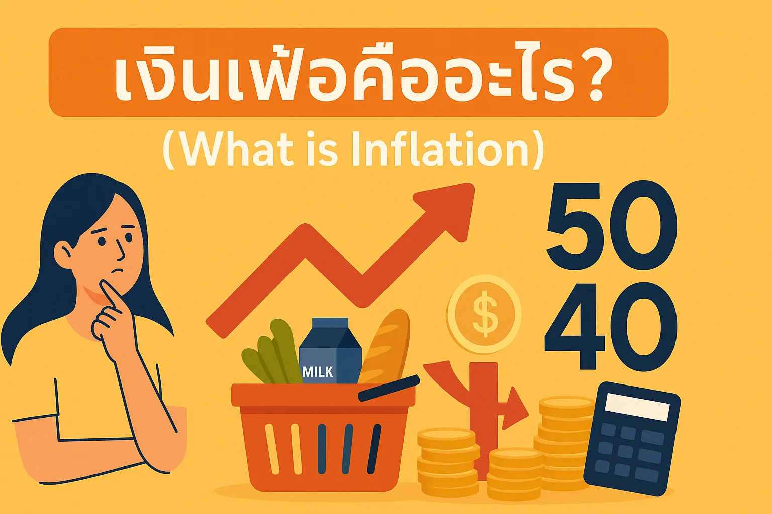 เงินเฟ้อคืออะไร? เข้าใจ Inflation ให้ทันก่อนเงินหายไม่รู้ตัว