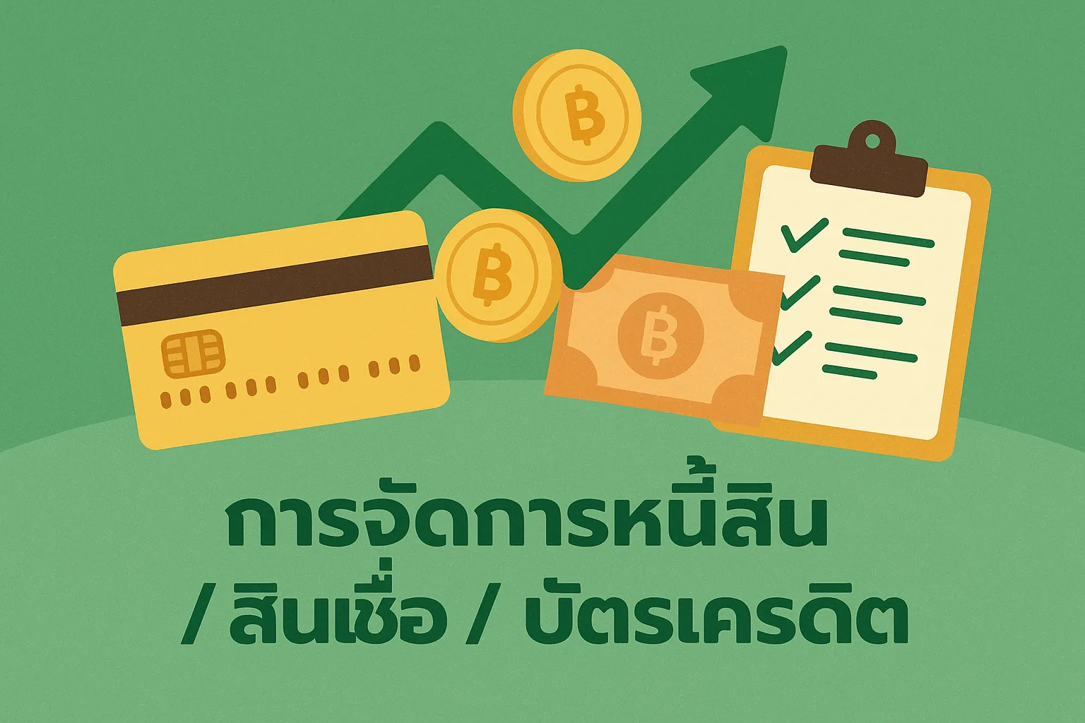 หนี้บัตรเครดิต สินเชื่อ จัดการอย่างไร?