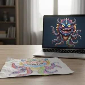 AI เปลี่ยนภาพวาดเด็กให้มีชีวิตชีวาด้วย ChatGPT, Gemini และ Sora