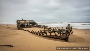 ซากเรือโบราณศตวรรษที่ 19 โผล่หาดนิวเจอร์ซีย์ ทางการสั่งห้ามรบกวน