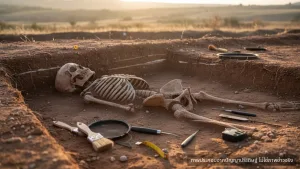 โครงกระดูก 6,000 ปี เผยหลักฐานรอดชีวิตจากการโจมตีของสิงโต