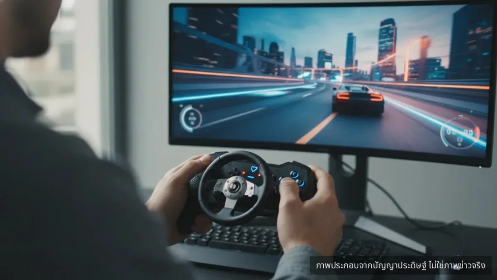 GameSir Swift Drive จอยพวงมาลัย Force Feedback ฟีลสมจริงในขนาดพกพา