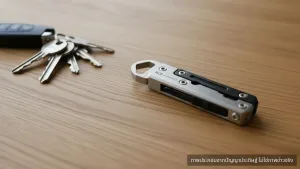 อุปกรณ์ EDC K3 พวงกุญแจ 3-in-1 มีทั้งไฟฉาย เลเซอร์ และไฟแช็กในตัว