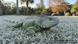 อีกัวน่าสลบจากอากาศหนาวจัด ฟลอริดาไฟเขียวให้จับได้ ไม่ต้องขออนุญาต