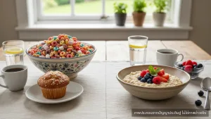 น้ำตาลแฝงในอาหารเช้า ที่คิดว่าดีต่อสุขภาพ อาจเพิ่มเสี่ยงเบาหวาน