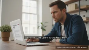กลโกงจัดหางานระบาดหนัก แนะวิธีตรวจสอบตำแหน่งงานก่อนถูกหลอก