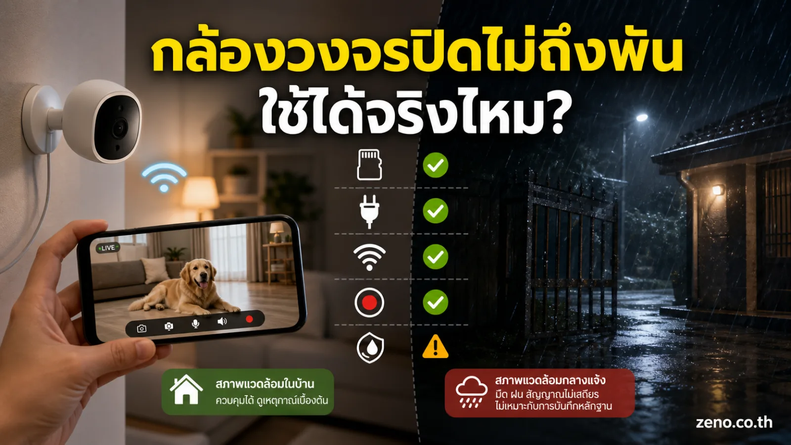 กล้องวงจรปิดราคาไม่ถึงพัน แต่ใช้งานได้จริงไหม