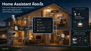 Home Assistant คืออะไร แสดง จุดศูนย์กลางเดียวที่สื่อถึง Home Assistant